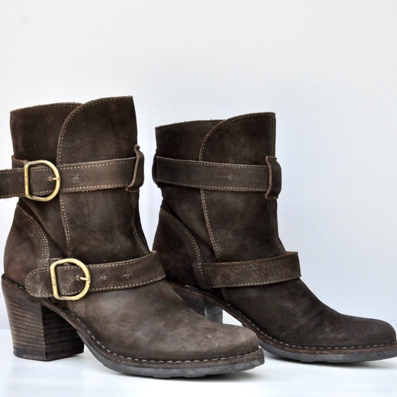 Fiorentini+Baker Brown Leather Suede Ankle Boots - Picture 7 of 11